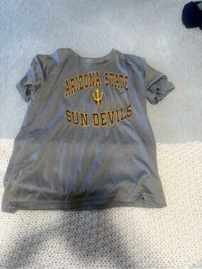 Arizona State Sun Devils Kids Gray Short-Sleeve Tee - Team Logo